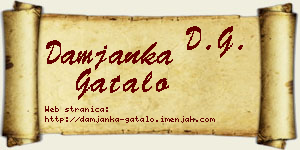 Damjanka Gatalo vizit kartica